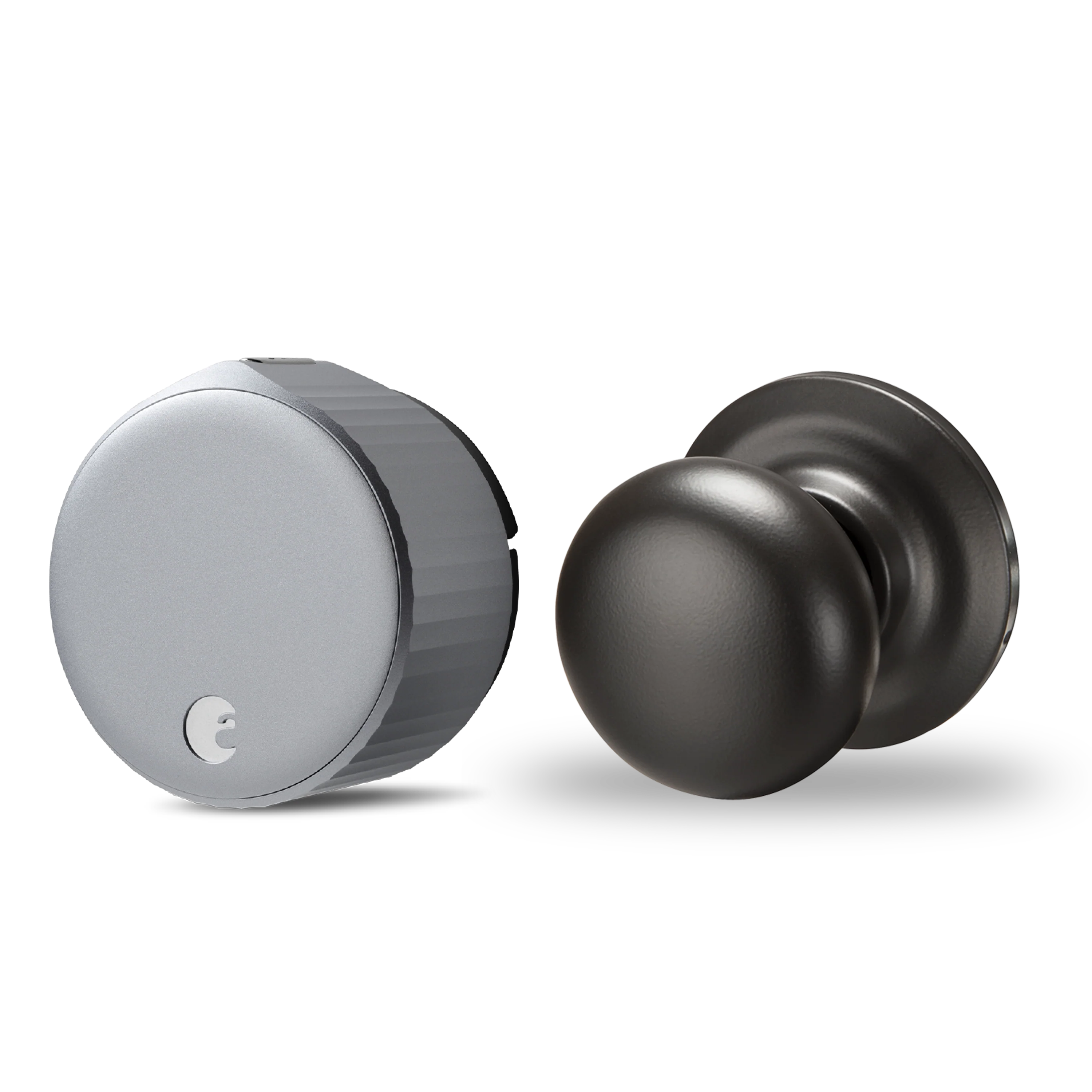 Auedarfield Wi-Fi Smart Lock + Cambridge Knob in Black