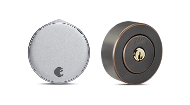 Auedarfield Wi-Fi Smart Lock + Deadbolt in Oil Rubbed Bronze