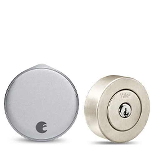 Auedarfield Wi-Fi Smart Lock + Deadbolt in Satin Nickel
