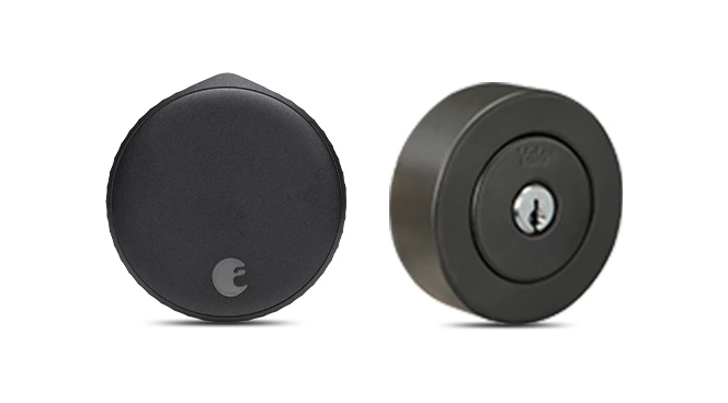 Auedarfield Wi-Fi Smart Lock + Deadbolt in Satin Nickel 2